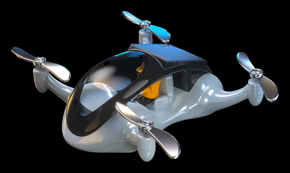 Solar Drone Rotating Air Freshener
